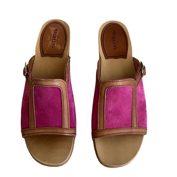 NEW Swedish Hasbeend Sophisticated Low Slip On Sandals Sz 38 - Picture 3 of 9